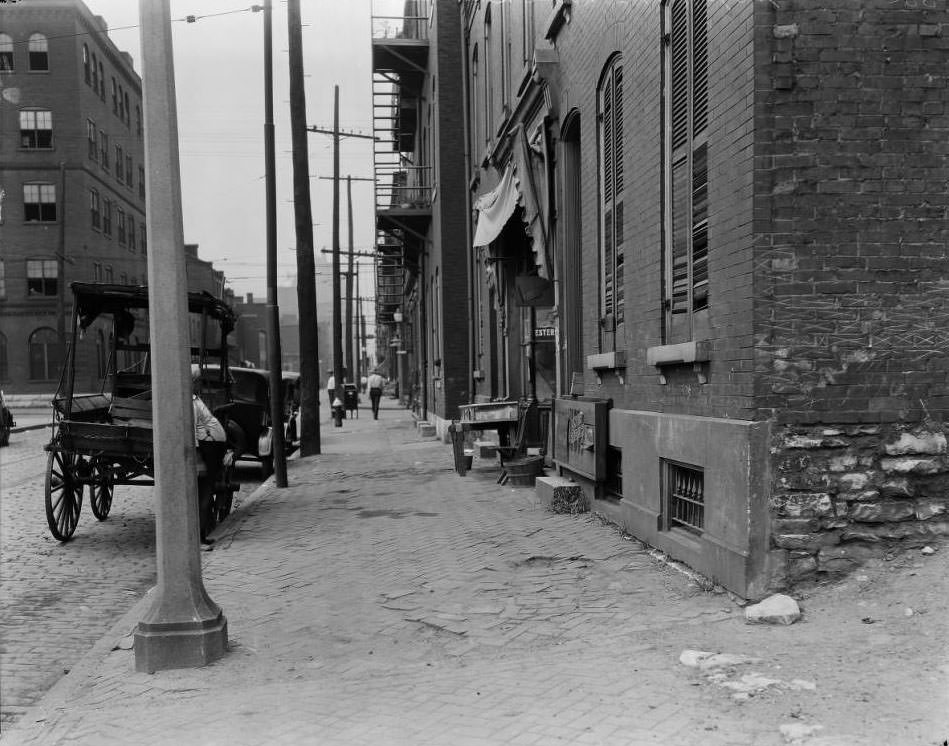 #16 Looking south from in front of 1109 North 11th Street, looking towards Carr Street, 1925