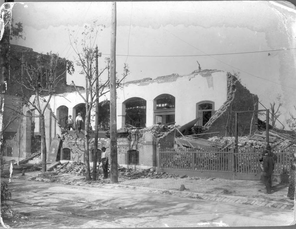 #11 Damage at a building identified as Central Garden, 1896