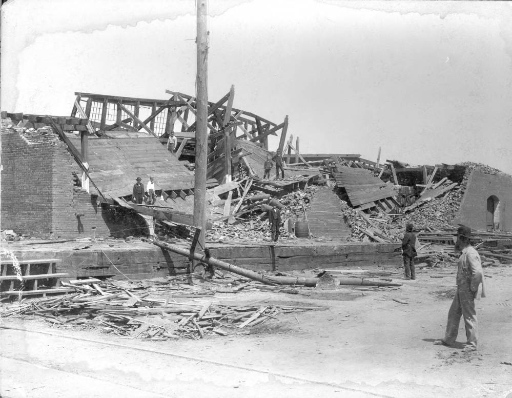 #49 The Peper Cotton Compress facility was located just off the levee at Broadway, Rutger, and Convent Streets.