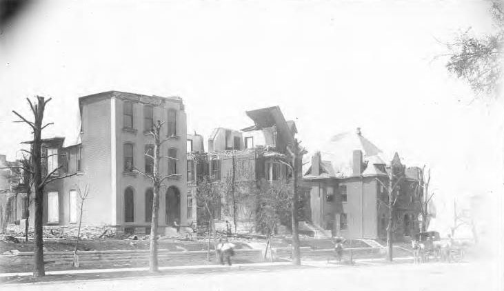 #69 View of the south side of Lafayette, opposite Lafayette Park, 1896
