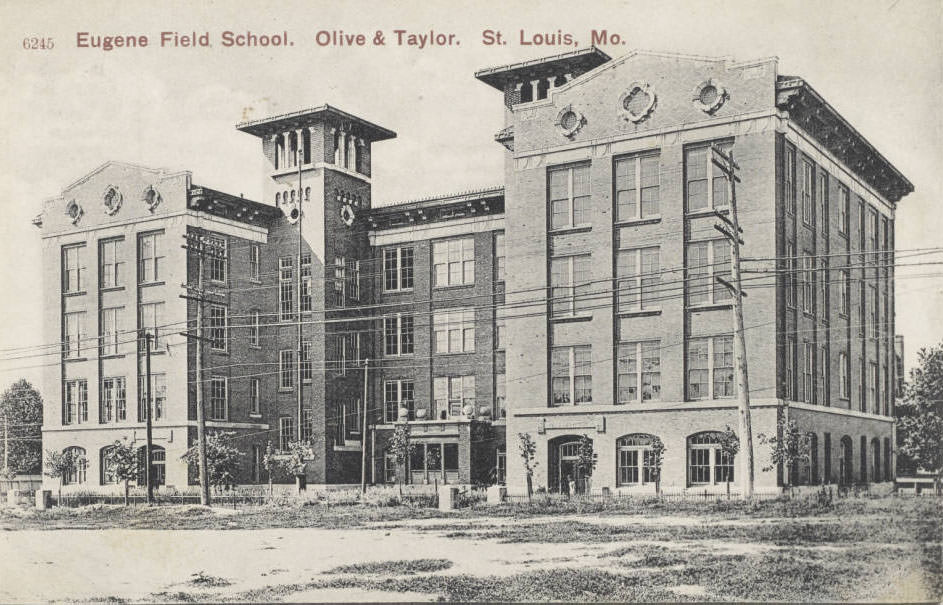 #108 Eugene Field School, Olive & Taylor, St. Louis, 1910