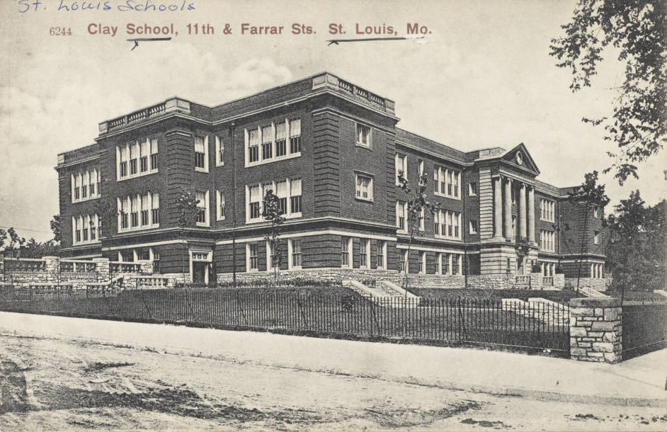 #114 Clay School, 11th & Farrar Sts., St. Louis, 1910