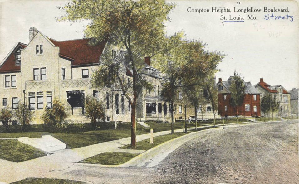 #138 Compton Heights, Longfellow Boulevard, St. Louis, 1910