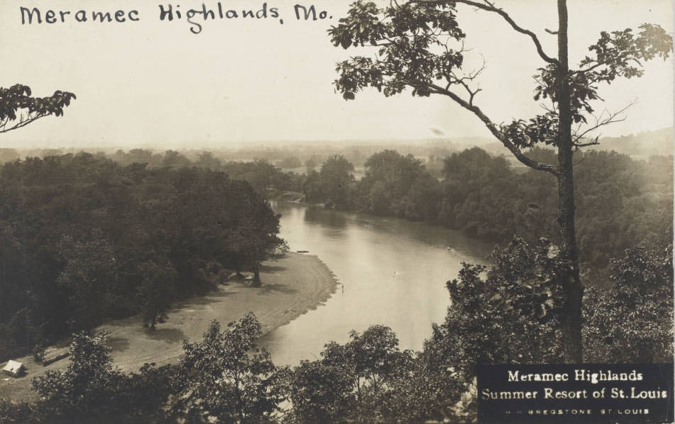 #157 Meramec Highlands, summer resort of St. Louis, 1910