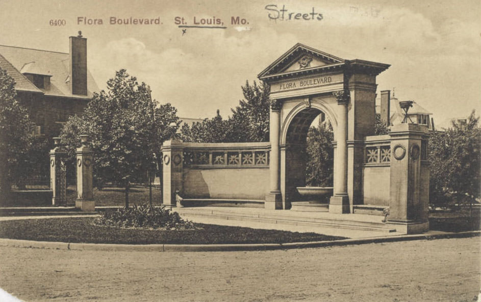 #158 Flora Boulevard, St. Louis, 1910