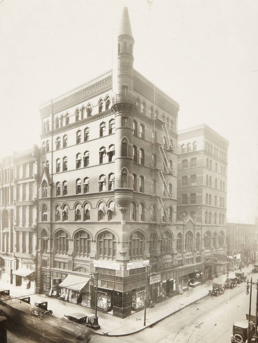 #37 View of the Marion Roe Hotel, which stood at 508 Pine Street, 1910