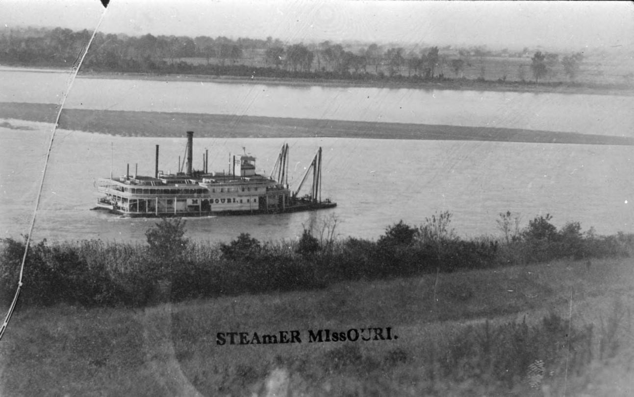 #5 Corps of Engineers Snagboat Missouri on Mo. River, 1912.