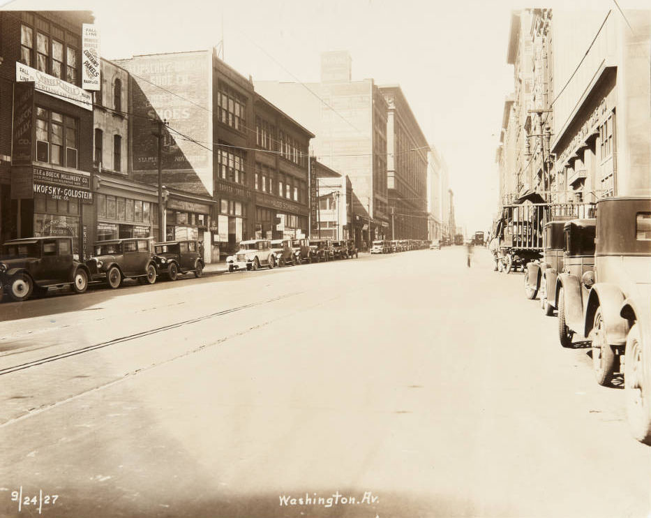 #98 Washington Avenue, looking west from its intersection with 14th Street.