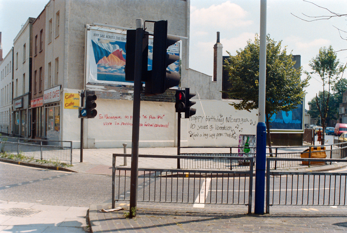 #30 Graffiti, Kennington Lane, Harleyford Rd, Vauxhall, 1989