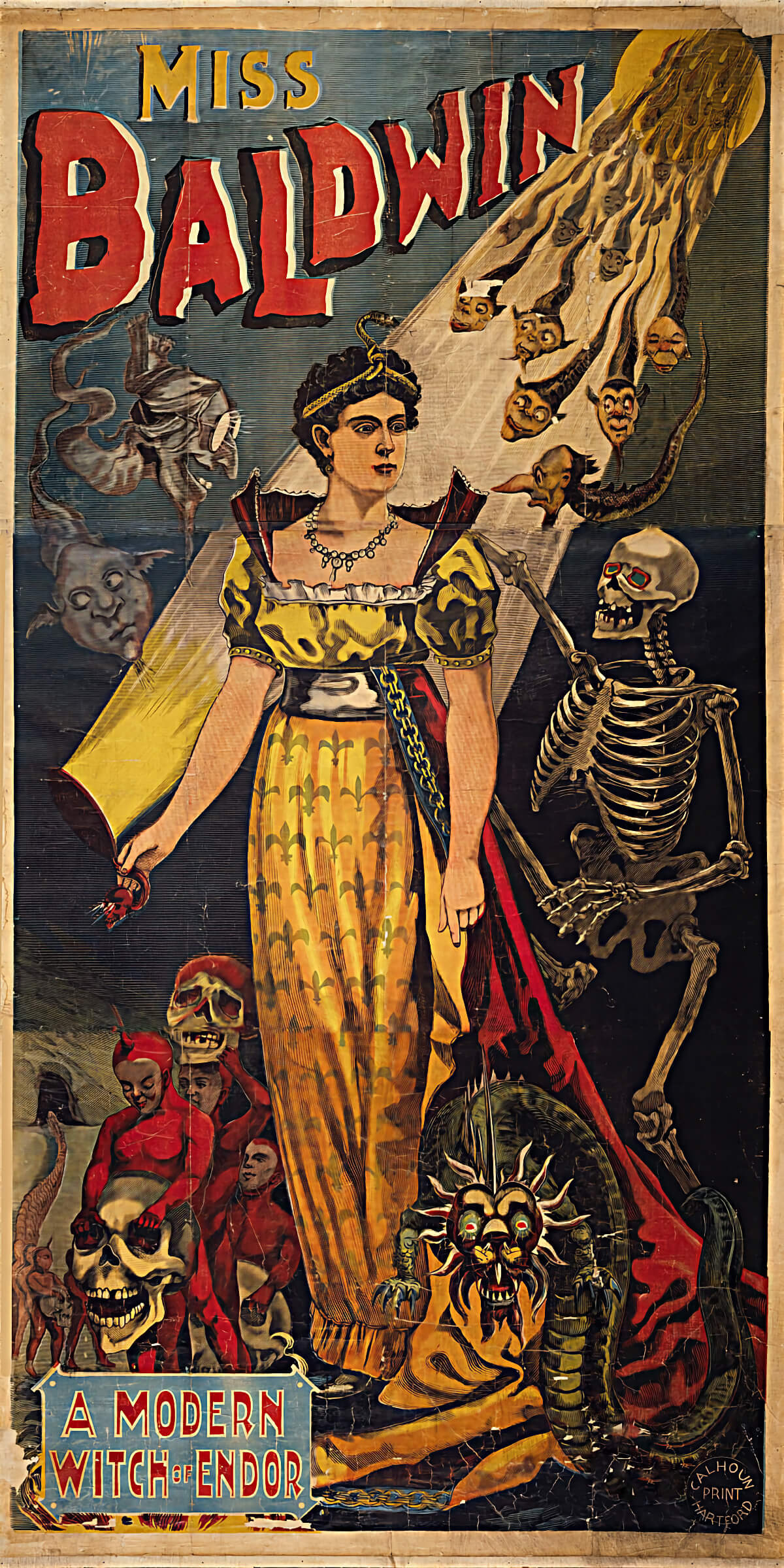 #4 Miss Baldwin, A Modern Witch of Endor, 1870.