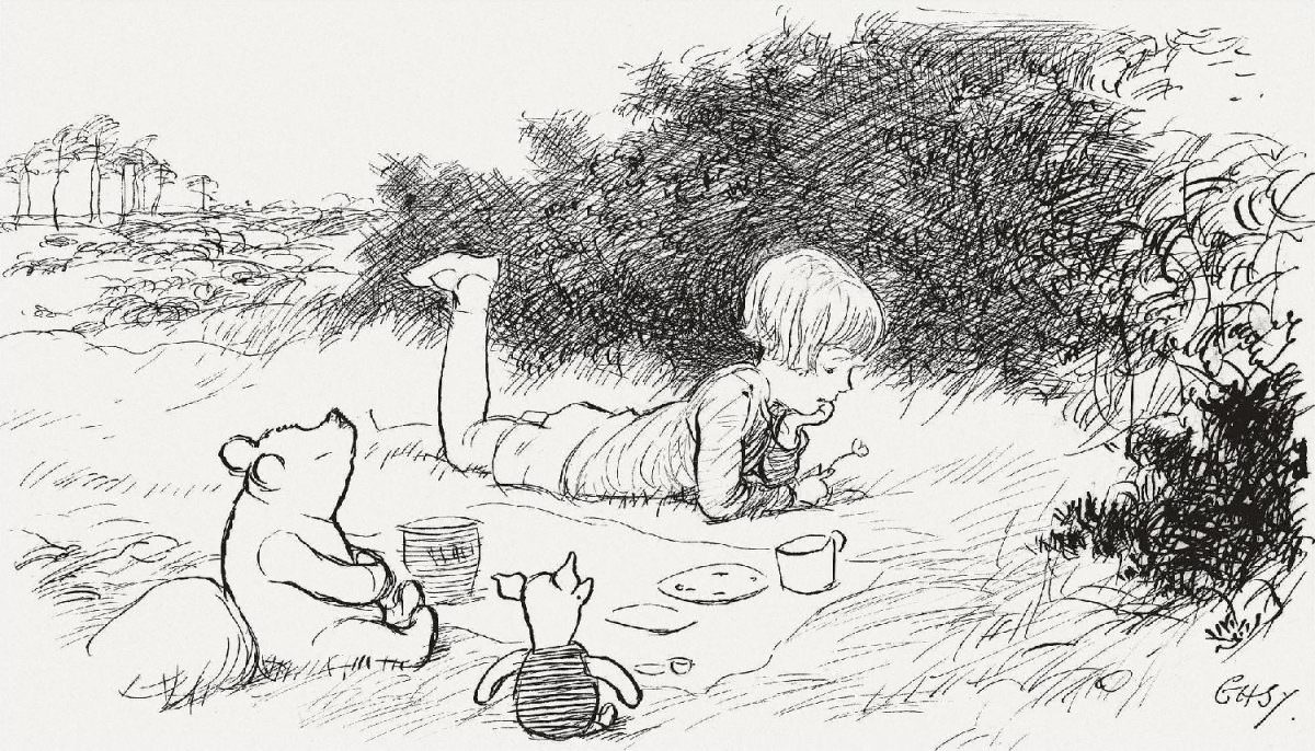#11 Christopher Robin finished the mouthful he was eating and said carelessly