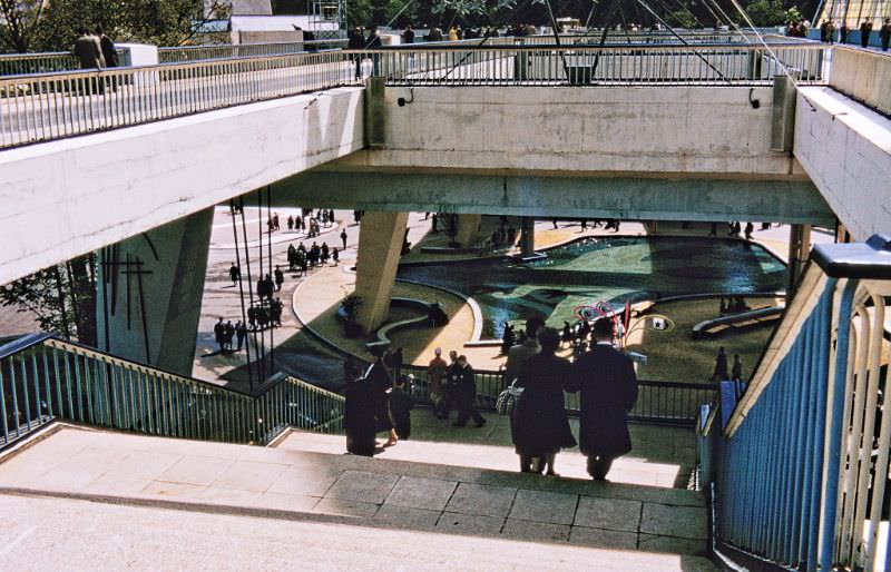 #108 Looking down from the Overpass (or Passerelle).
