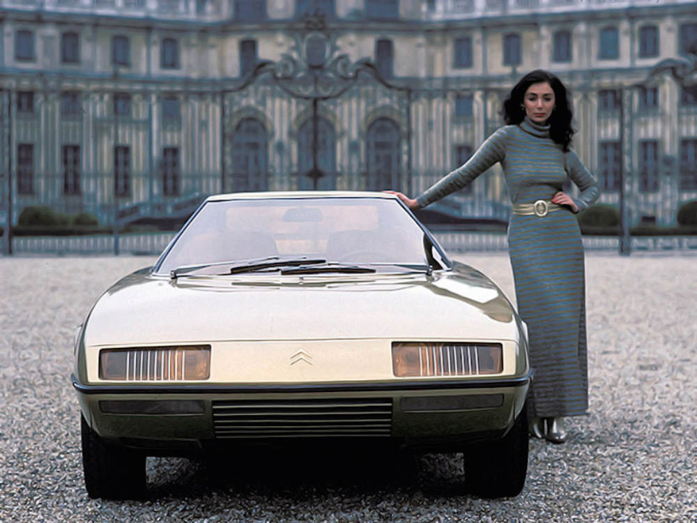 1972 Citroën GS Camargue Concept by Bertone and Citroën with Revolutionary Flat-Four Engine Vehicles
