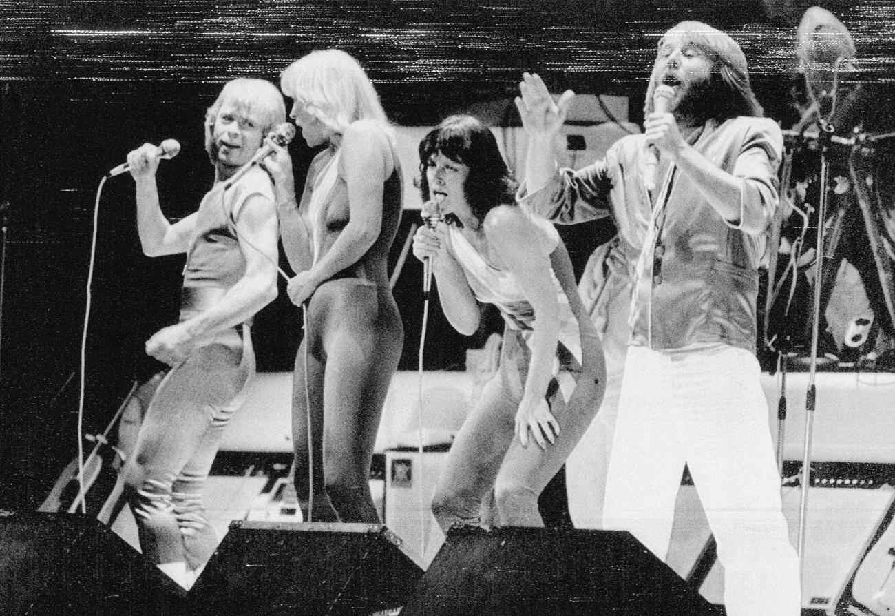 #10 ABBA on stage at Paramount Theater in Portland, Oregon.