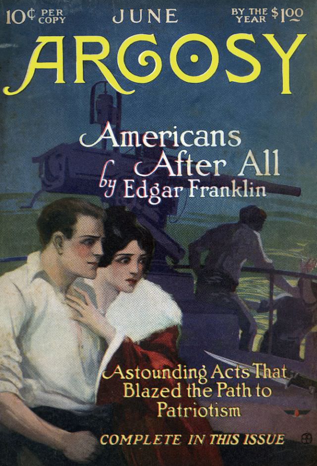 #5 Argosy cover, June 1917