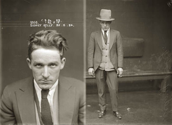 #48 Sidney Kelly – June 25, 1924. New South Wales Police Department.