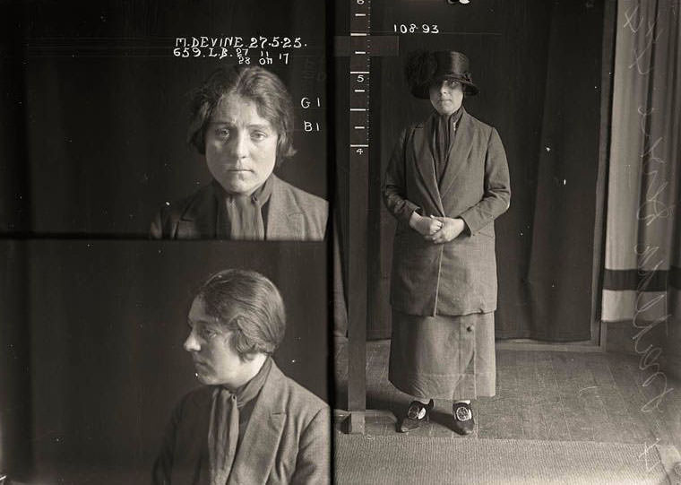 #8 Matilda Devine (1925. Aged: 25).