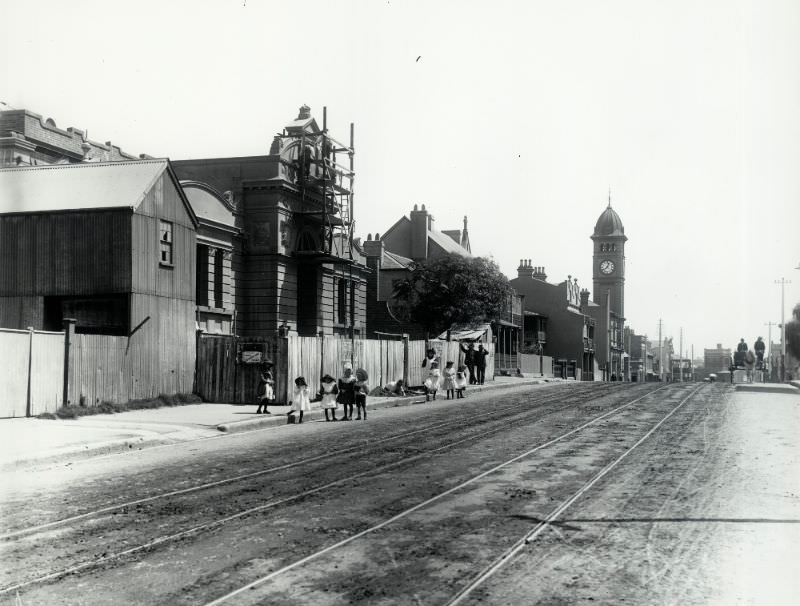 #29 View of Redfern Street showing Court House and Post Office, Redfern