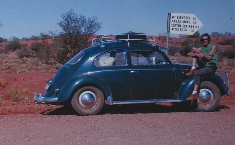 #17 Betty on Gi-Gi on the Mount Ebenezer Road, April 1963