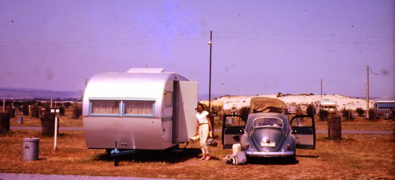 #28 Betty on arrival at West Beach, Oct 7th, 1963