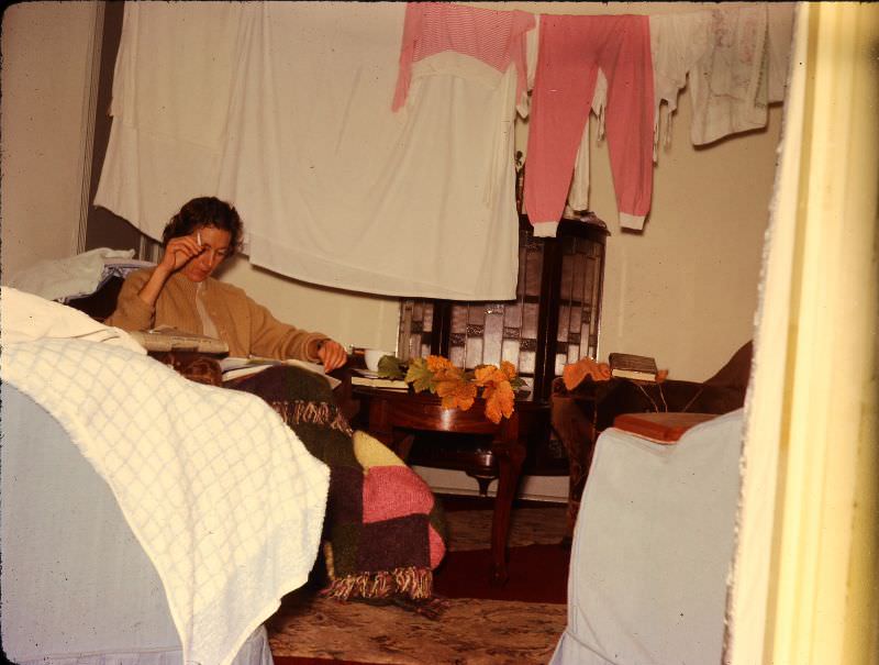 #41 Betty has a quiet smoke in Perth, 1963