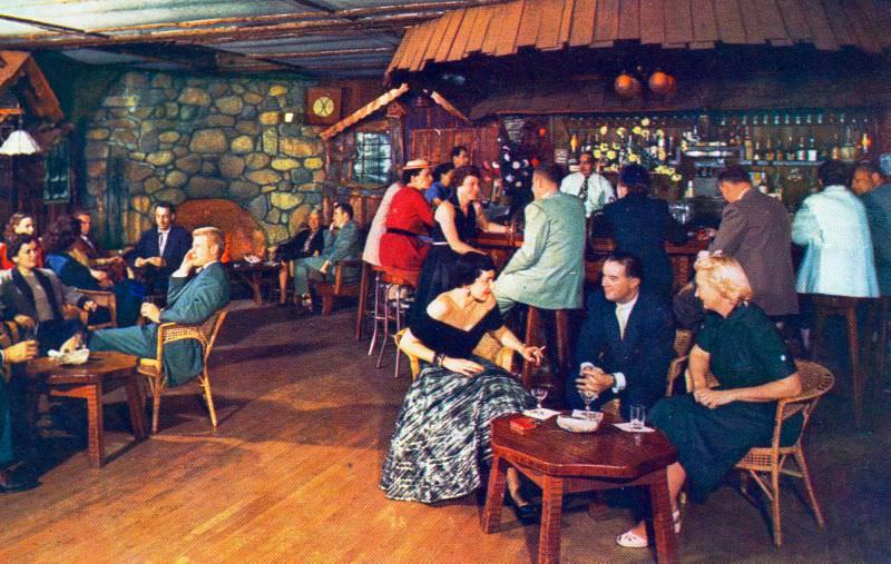 #5 Brookdale Lodge Burl Room Rustic Cocktail Lounge, Santa Cruz County, California