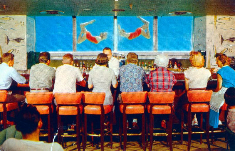 #9 Mermaid Room Cocktail Lounge, Fresno Hacienda, California