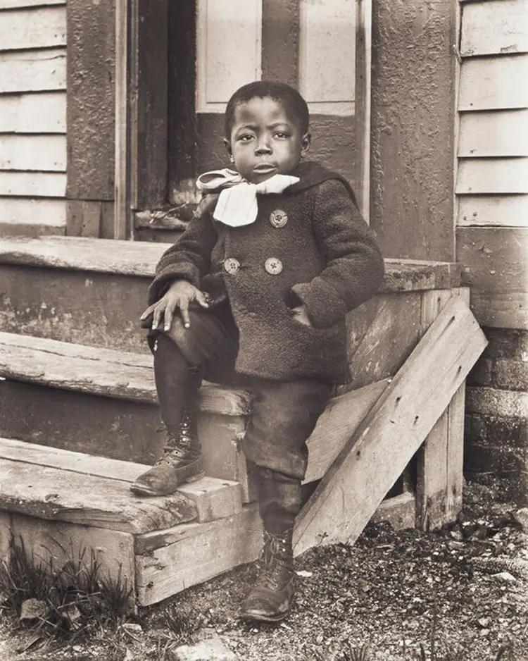 #20 Ralph Mendis. Ralph Mendis was born in 1897 and is seen here at about age five. His mother, Frances, was part of the New Bern, North Carolina, migration to Worcester.