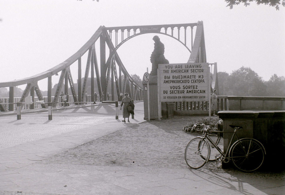 #46 Glienicker Bruecke (Glienicke Bridge) is on the edge of Berlin at Lake Havel, and was on the border with East Germany proper (not East Berlin). It was the scene of a number of spy exchanges during the Cold War.