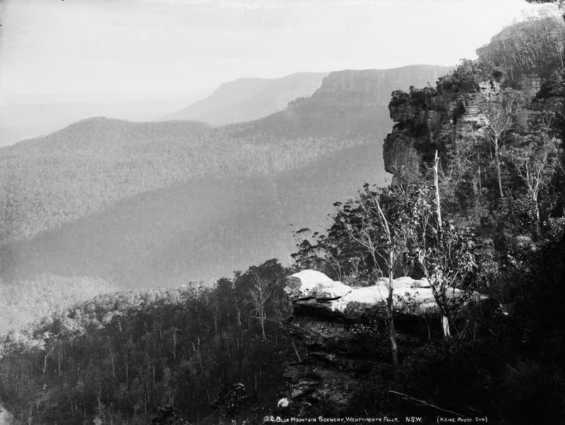 #2 Blue Mountains Scenery, Wentworth Falls, New South Wales, 1900