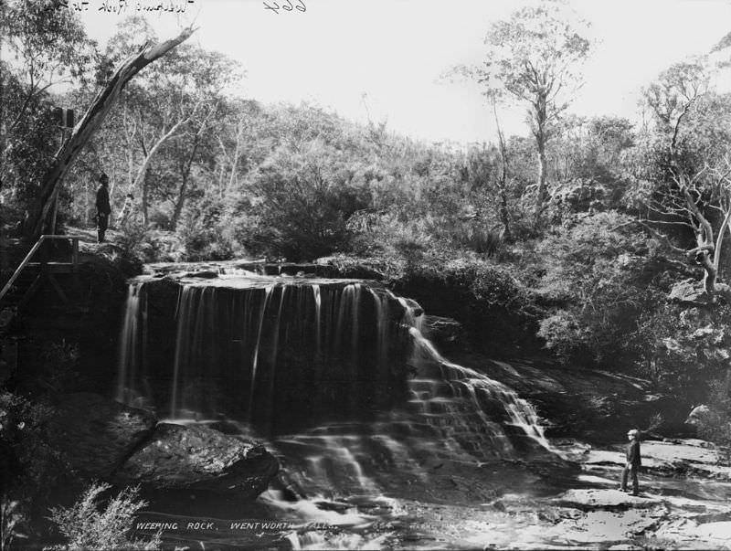 #29 Weeping Rock, Wentworth Falls, New South Wales, 1900