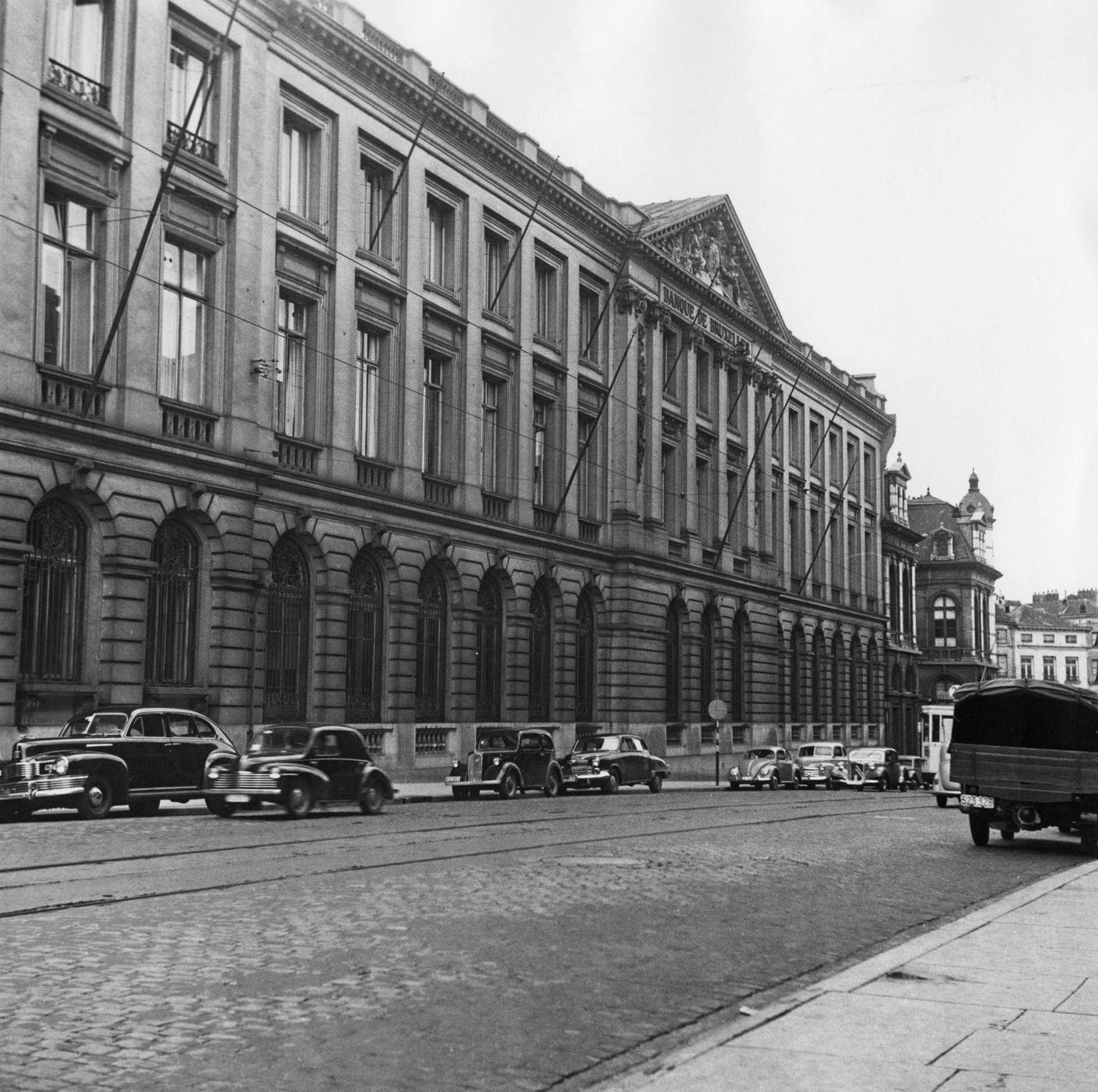 #11 The Banque de Bruxelles or Bank of Brussels in Brussels, 1950.