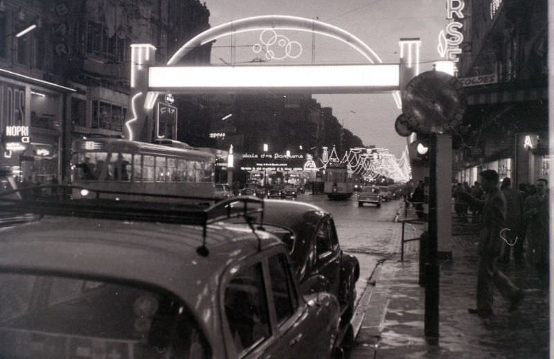 #35 Bourse district, Brussels, 1958