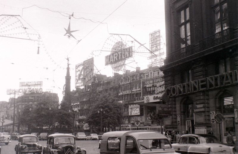 #49 Near Bourse, Boulevard Adolphe Max, Brussels, 1958