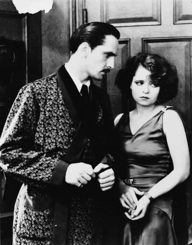 Glamorous Photos of Clara Bow in movie &;The Wild Party 1929&; Movies &; TV