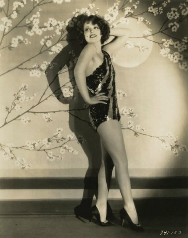 Glamorous Photos of Clara Bow in movie &;The Wild Party 1929&; Movies &; TV
