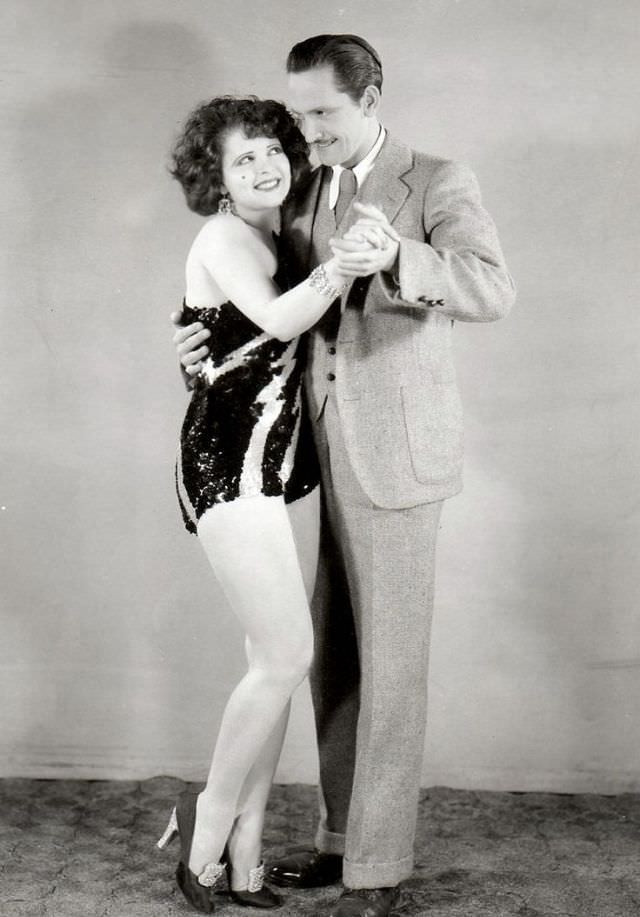 Glamorous Photos of Clara Bow in movie &;The Wild Party 1929&; Movies &; TV