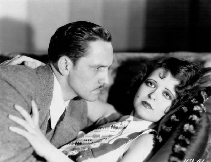 Glamorous Photos of Clara Bow in movie &;The Wild Party 1929&; Movies &; TV