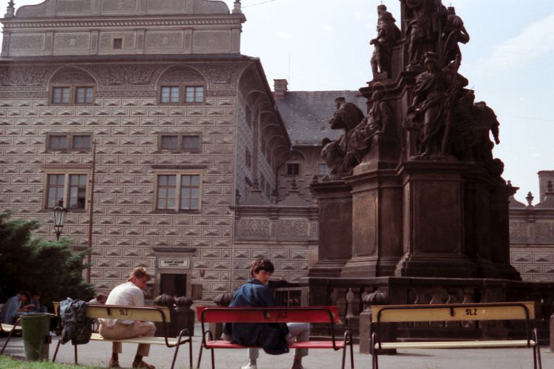 #20 Out the Prague Castle, Prague, Czech Republic, 1989