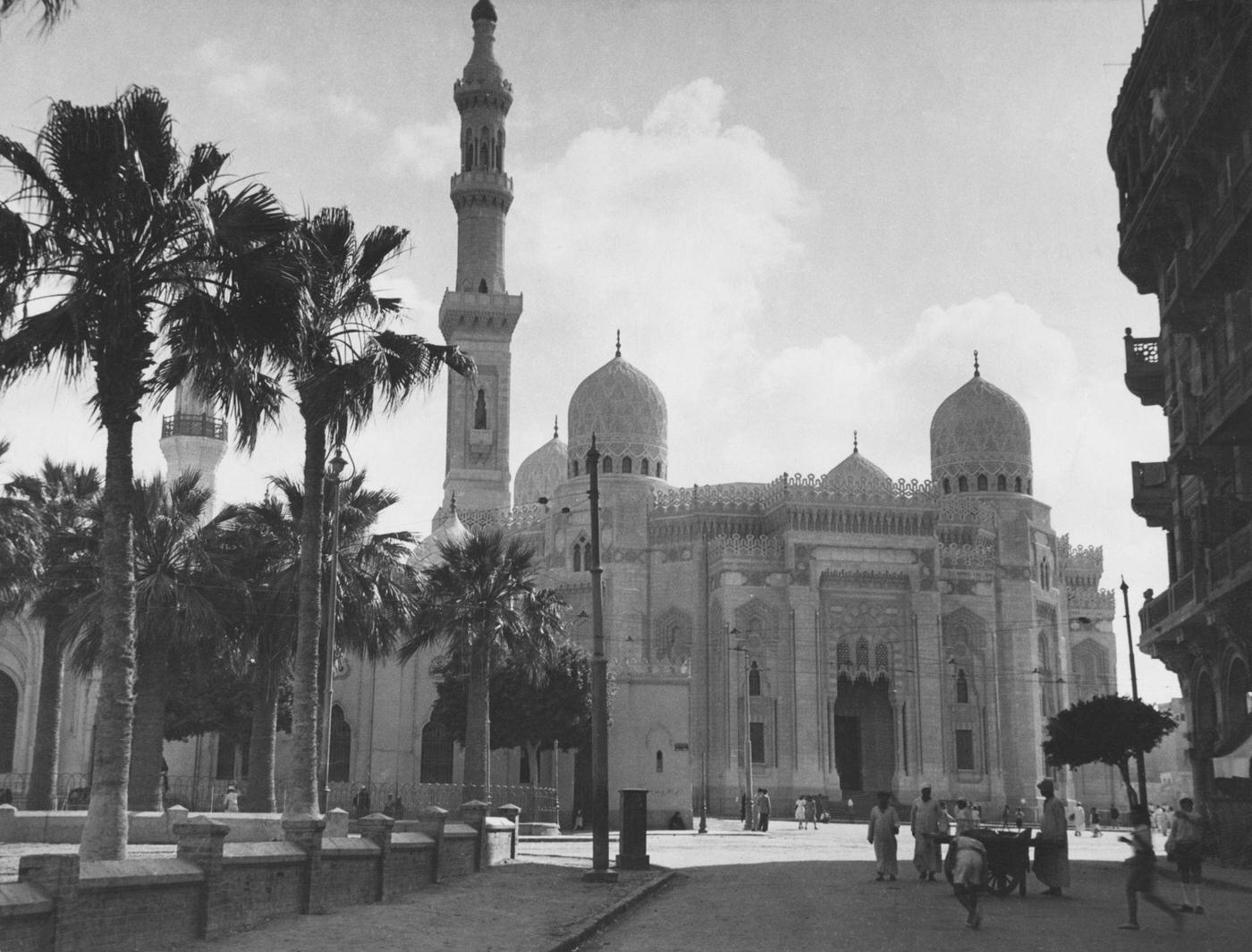 #16 The El-Mursi Abul Abbas Mosque in the Anfoushi district of Alexandria, Egypt, 1944.