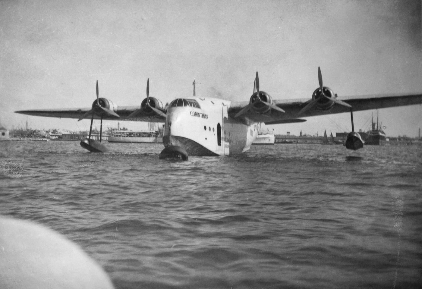 #21 Short Empire flying boat ‘Corinthian’, Alexandria, Egypt, 1941