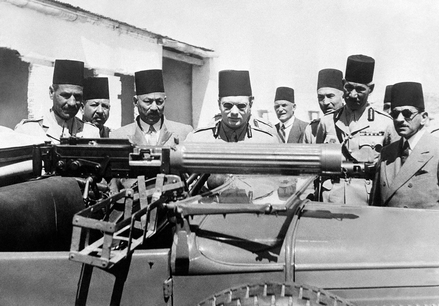 #24 King Farouk, wearing sunglasses, 1940s