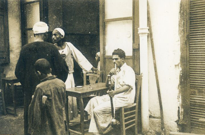 #75 Smoking Egyptian pipe, Egypt