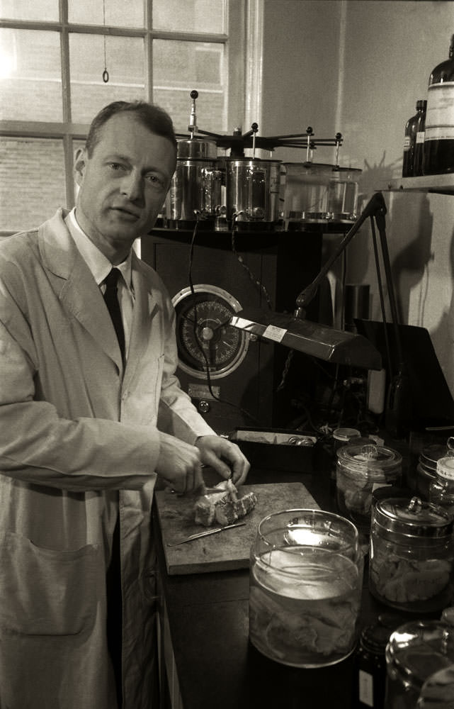 #9 Dr. Thomas Harvey (1912 – 2007), the pathologist who conducted the autopsy on Albert Einstein at Princeton Hospital in 1955.