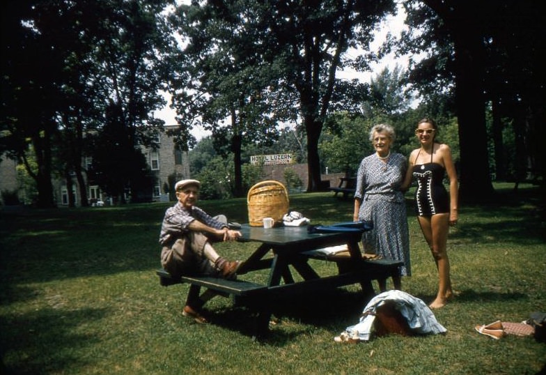 #19 Near the Hotel Luzern, Lake Geneva, Switzerland, 1957