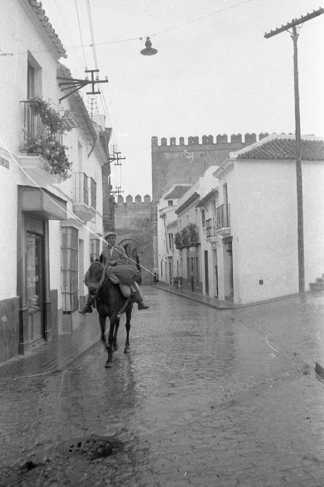 #145 Spain. Gate in Carmona, 1950