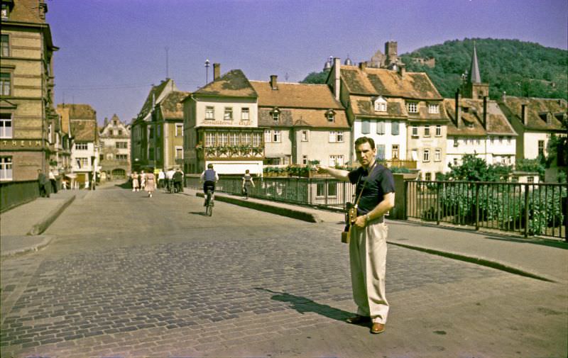 #126 Max in Wertheim, Germany, 1950