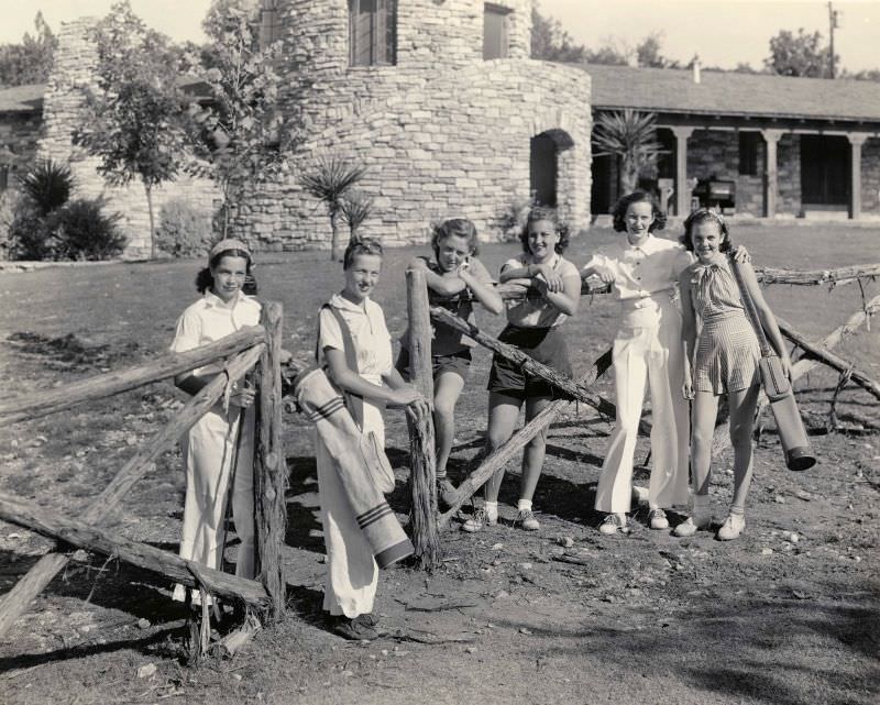 #1 Golfers, Camp Waldemar, Texas, 1930s