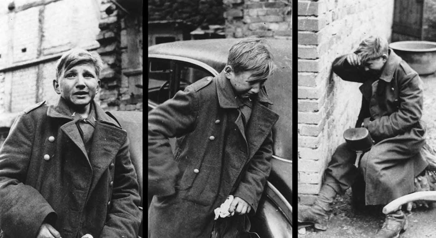 #2 He was crying from combat shock, having been mixed in with a regular infantry unit that had been overrun by the US with hard fighting.