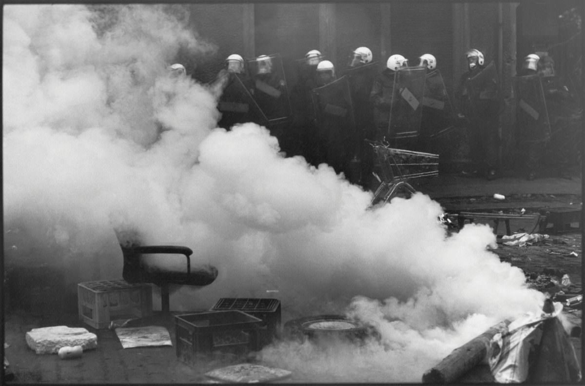 #14 Deserters, May 1 Demonstration, Alexanderplatz, Mitte, Berlin, 1987